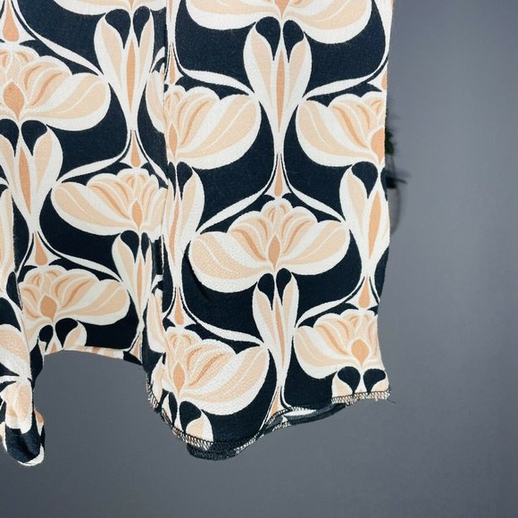 Zara Woman Pink Black High Waisted Shorts Medium - Picture 4 of 6